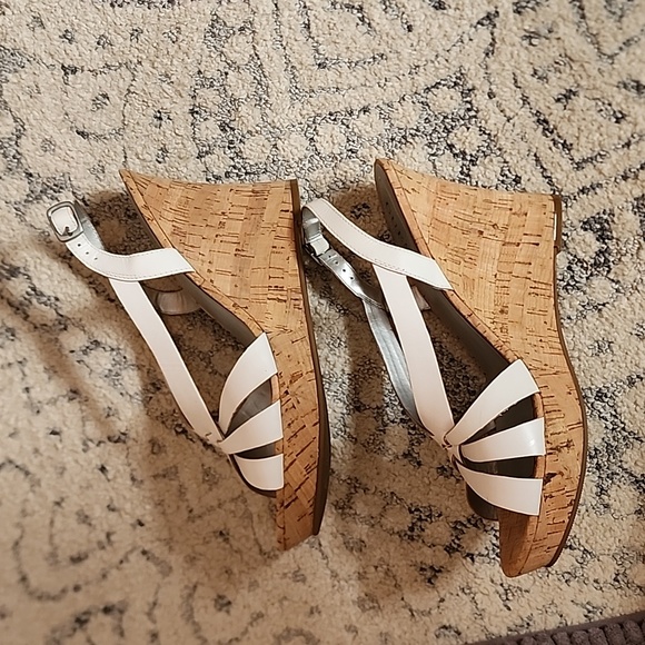 Wedge silver and cork heel - Picture 5 of 7